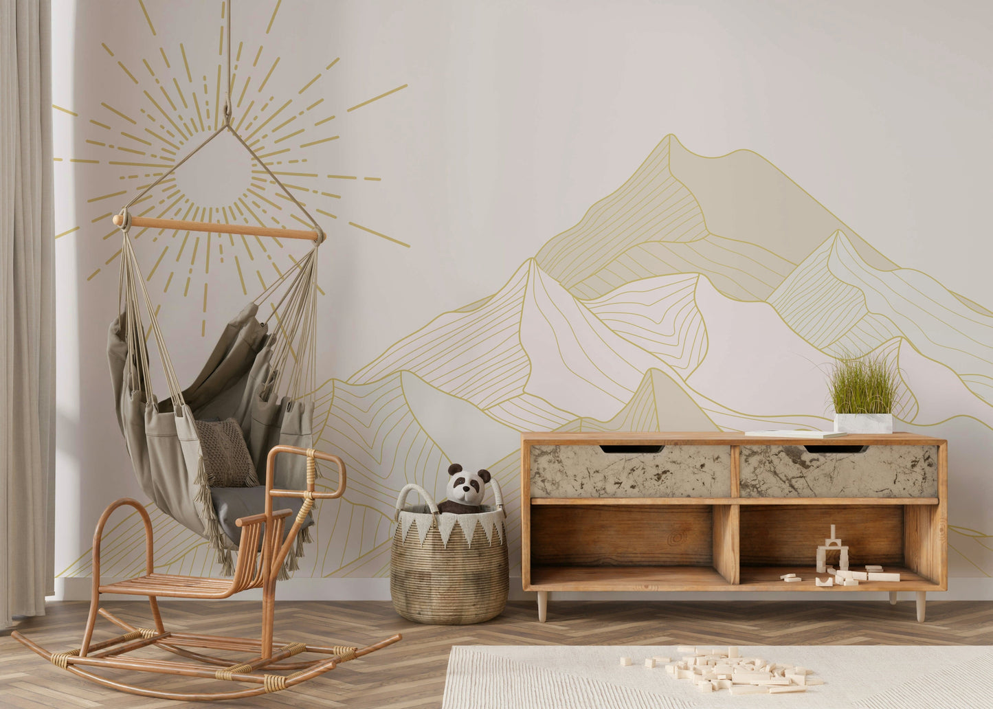 The design feels graceful and peaceful.

