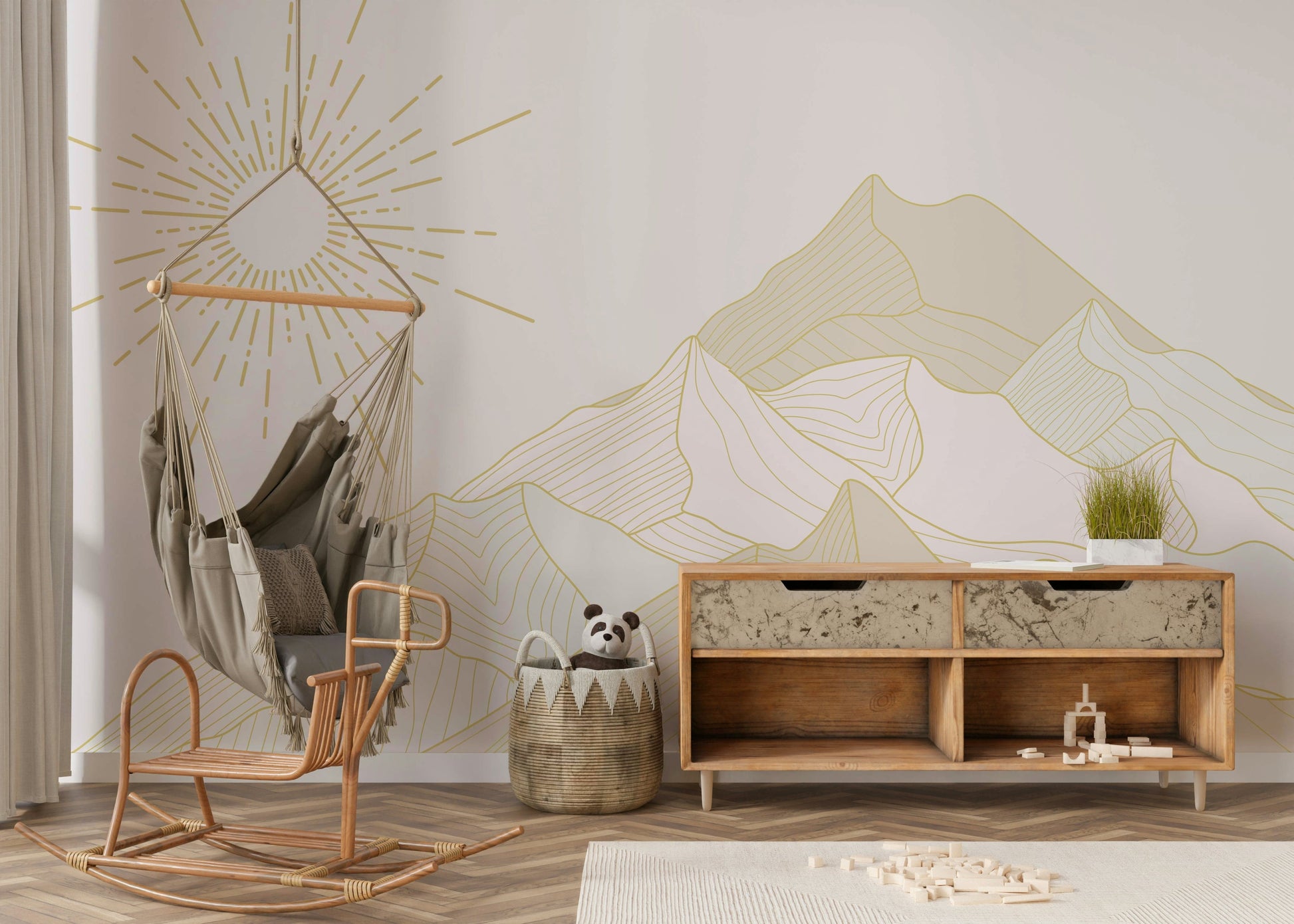 The design feels graceful and peaceful.

