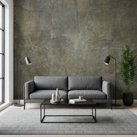 Golden Paper Collage Wall Mural