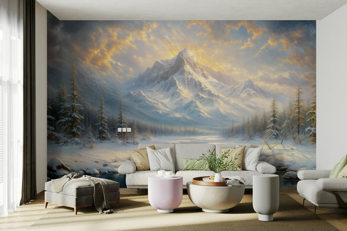 The image feels peaceful and restful.

