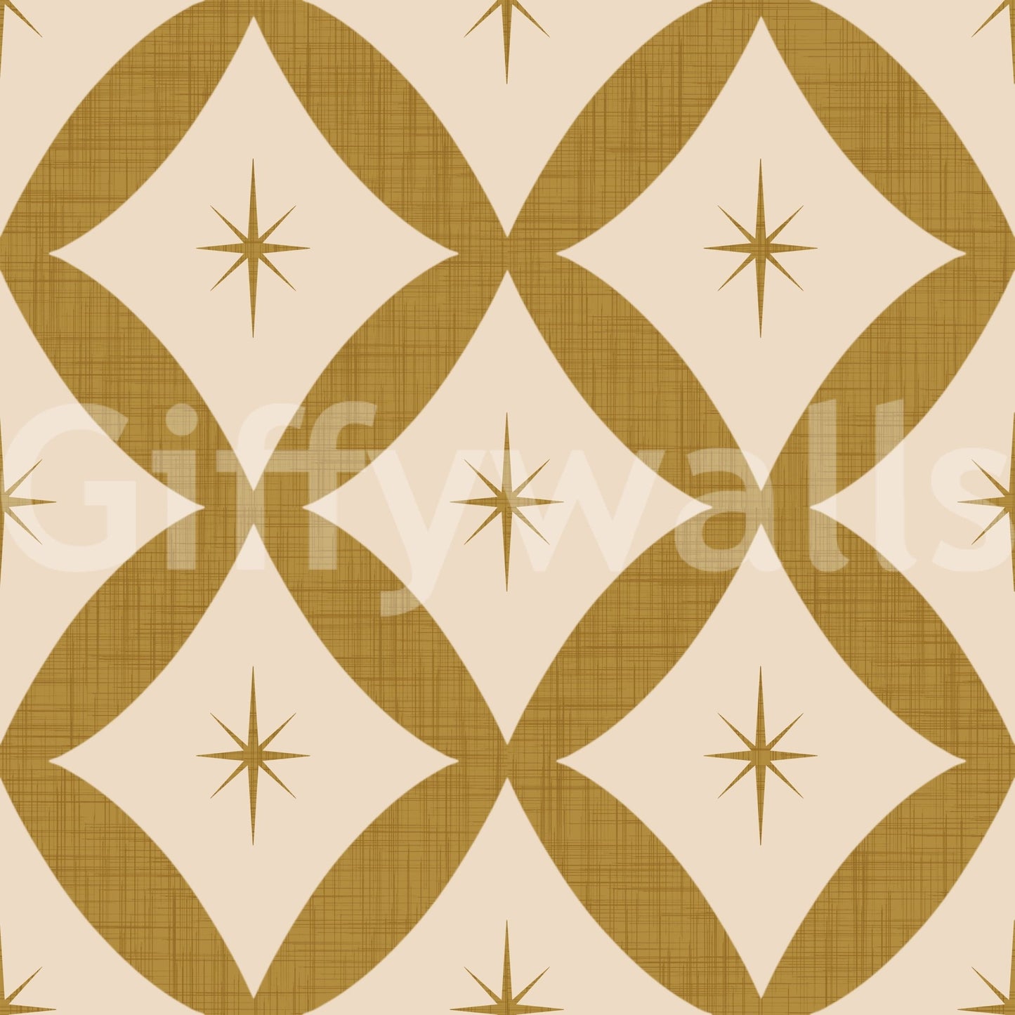 Golden Star Lattice Wallpaper⁠ - 2995337