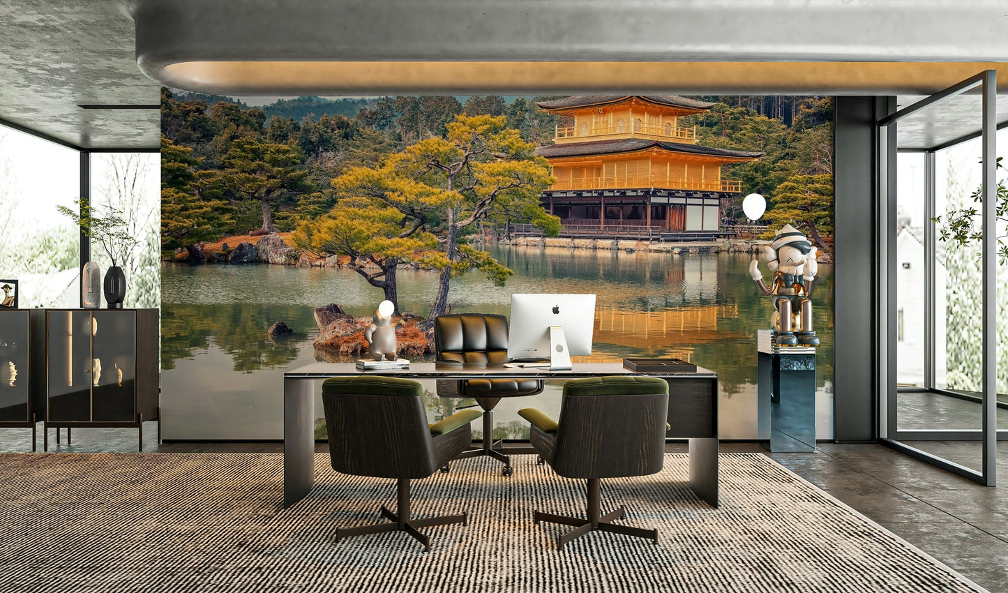 Golden Temple Calm Wall Mural