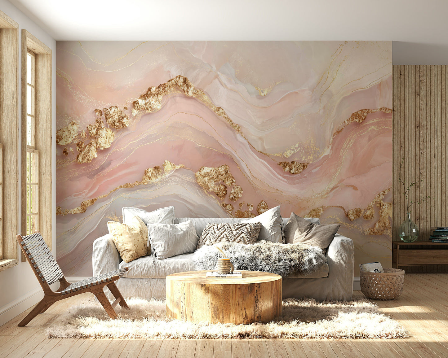 The design has a beautiful, elegant look.

