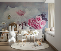 Elegant performance props, charming wallpaper for walls backdrop.
