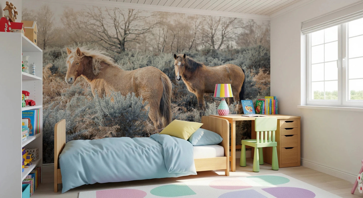 Graceful Grazers Wall Mural