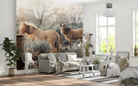 Graceful Grazers Wall Mural