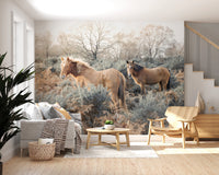 Graceful Grazers Wall Mural