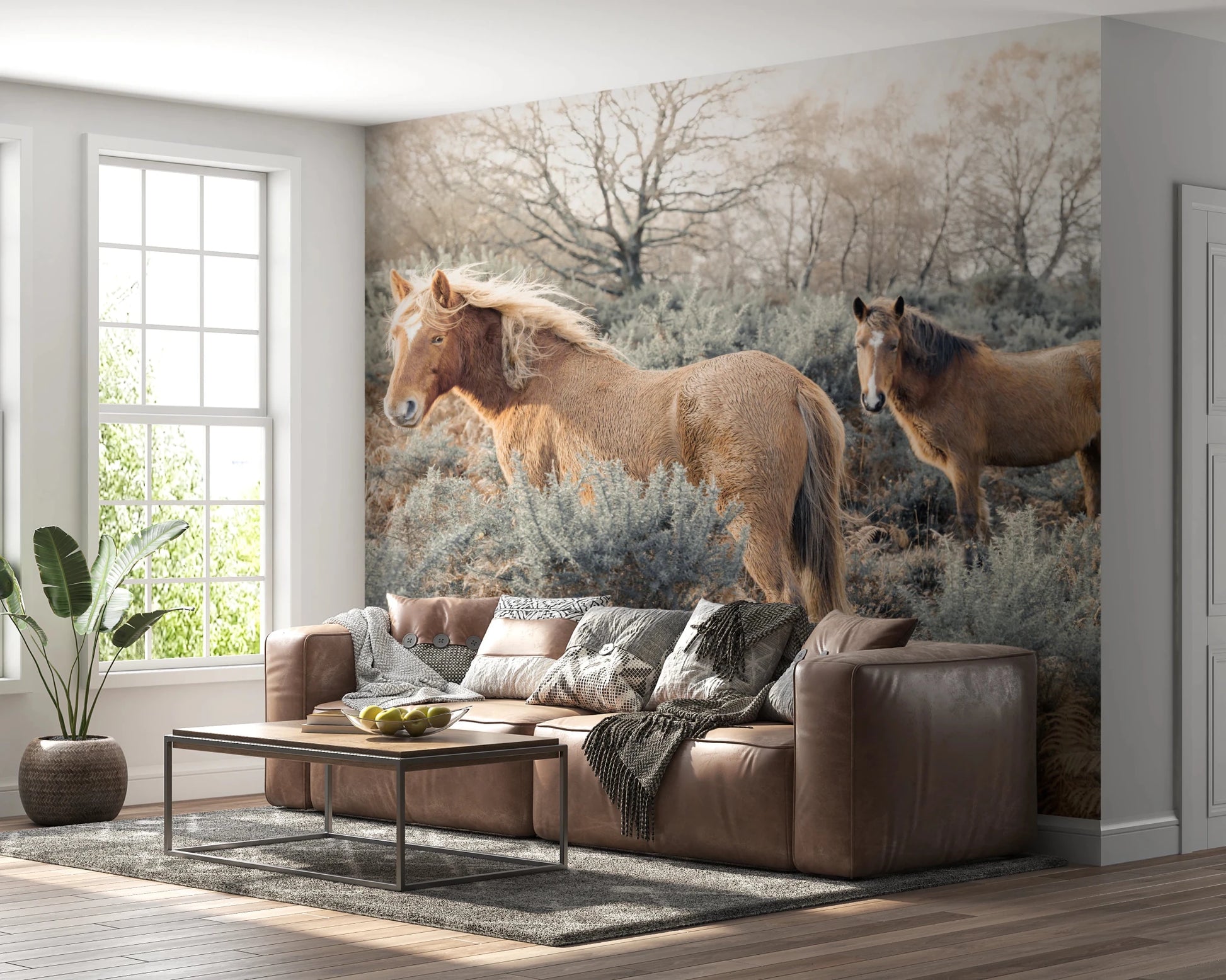Graceful Grazers Wall Mural