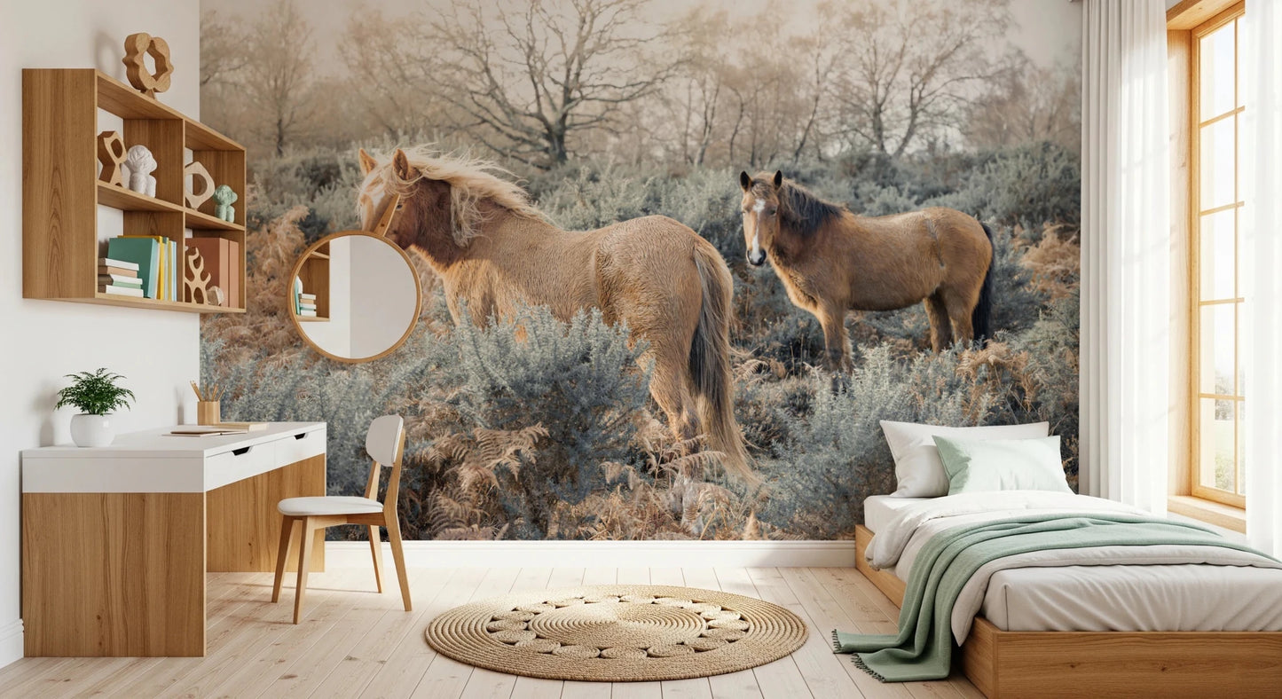 Graceful Grazers Wall Mural