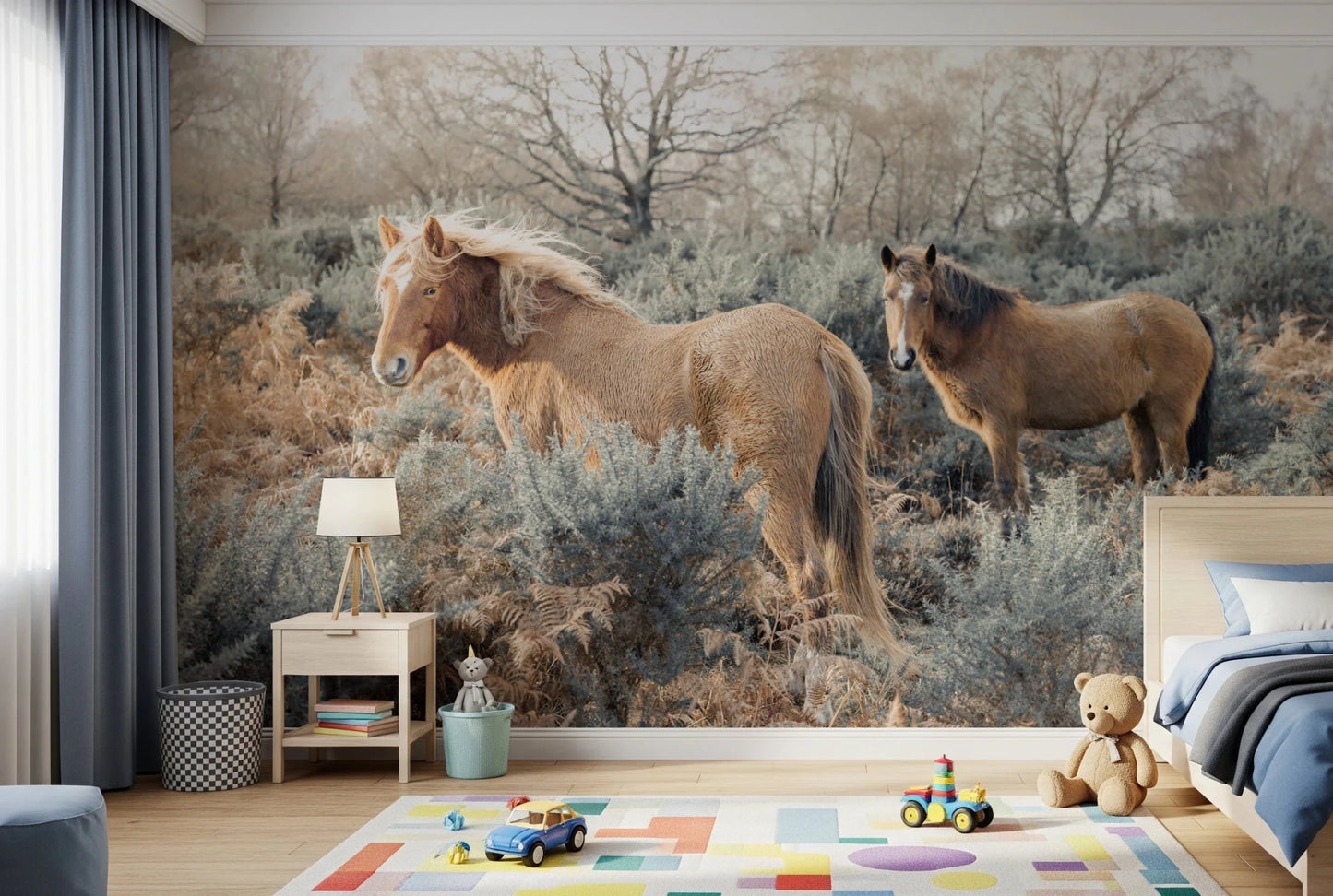 Graceful Grazers Wall Mural
