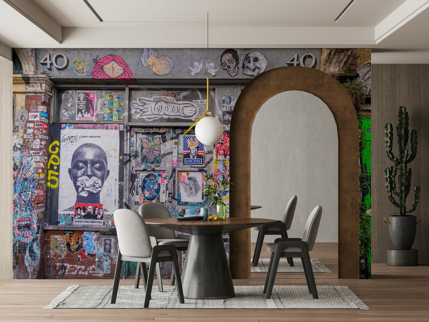 wall art with spray paint designs

