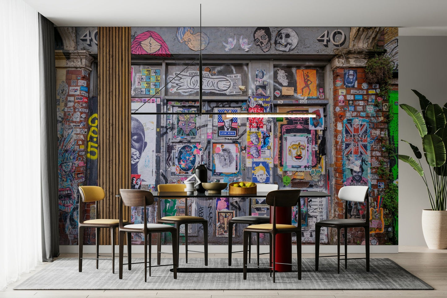 vibrant and dynamic wall art

