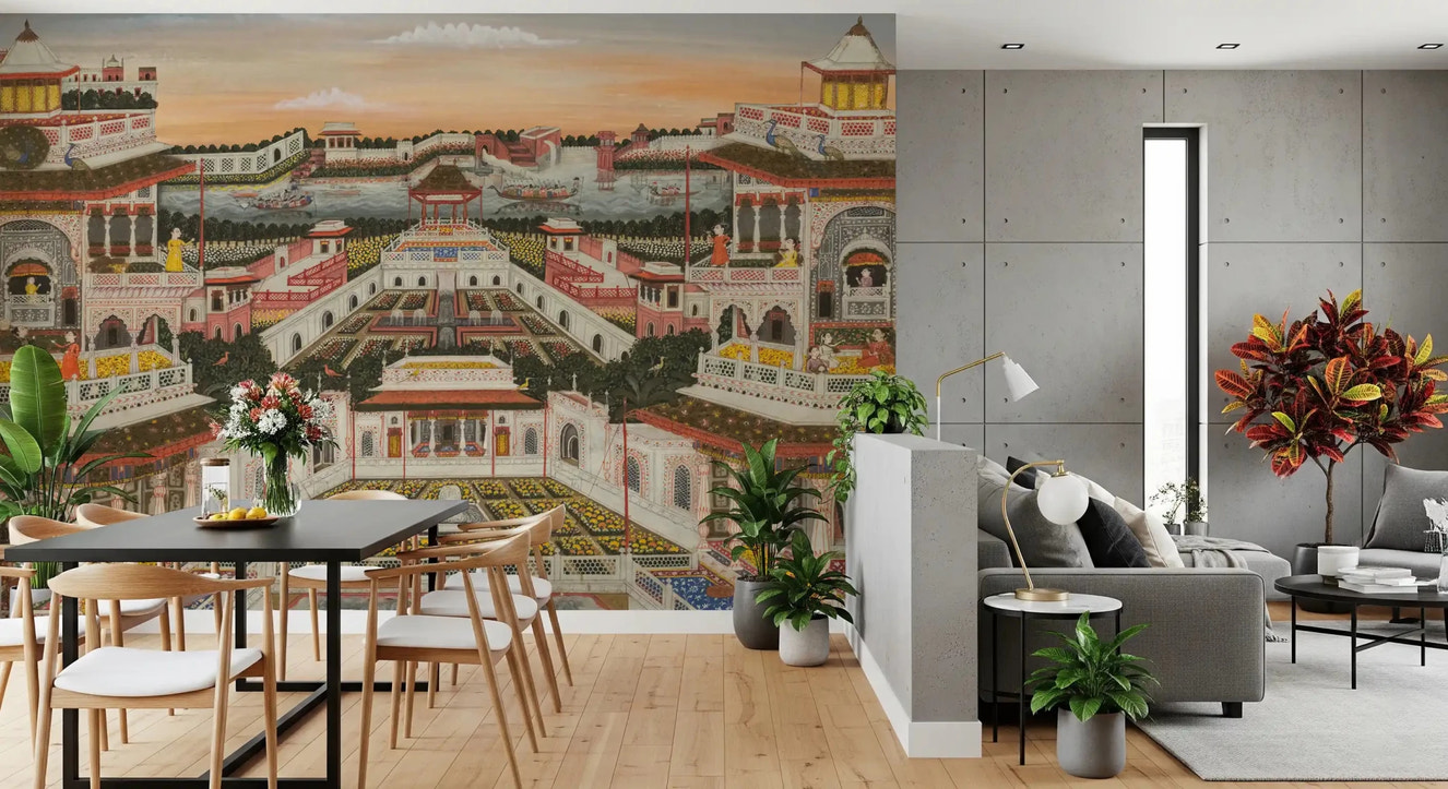 Grand Indian Palace & Royal Gardens Wall Mural
