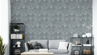 A peaceful wallpaper with a modern, geometric design.

