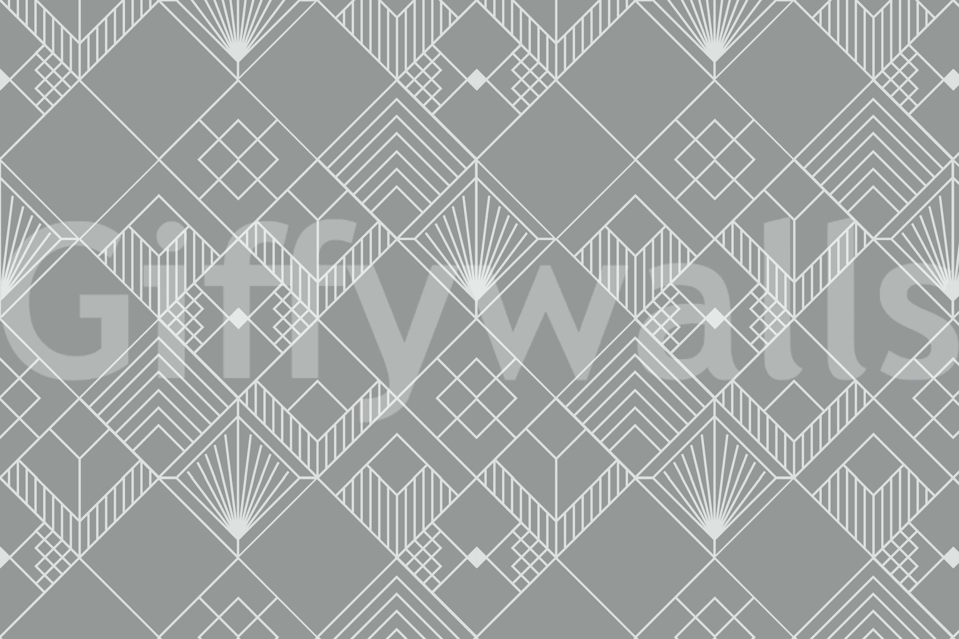 The style is a minimalist graphic design with an art deco feel.

