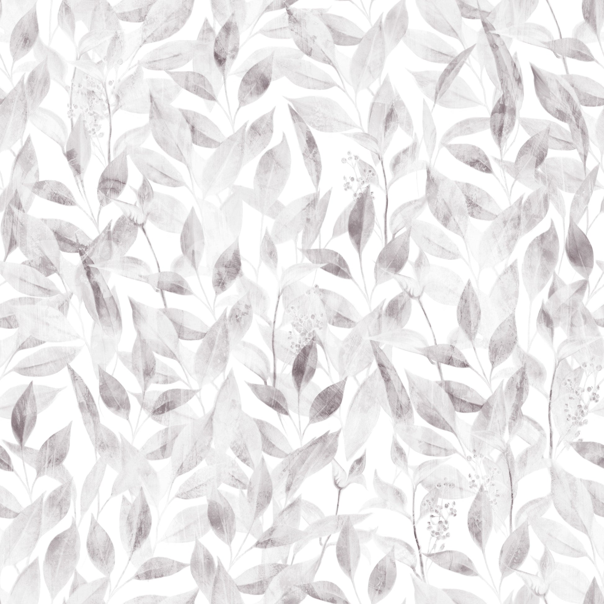 Dreamy monochromatic shrub scenery wallpaper design concept.

