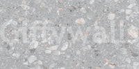 Mid-century Gray Terrazzo wallpaper. Mixed color specks look.