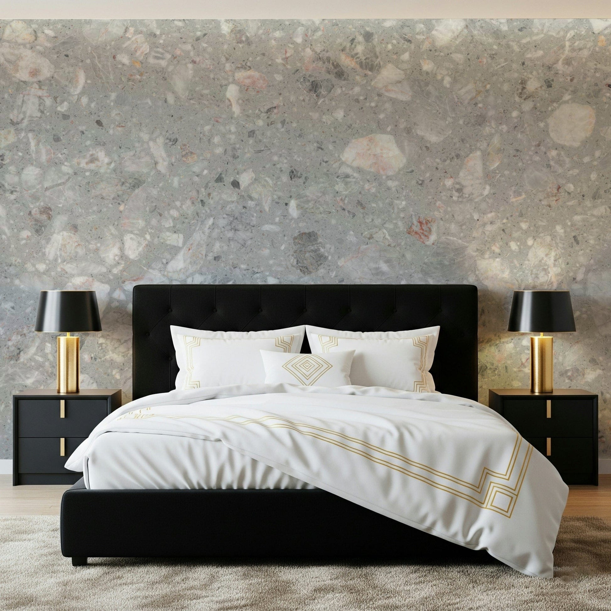 Superb Gray Terrazzo wallpaper for internal feature walls.