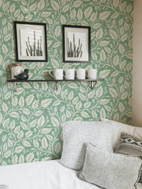 Green Budding Branches Wallpaper⁠