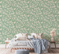 Green Budding Branches Wallpaper⁠