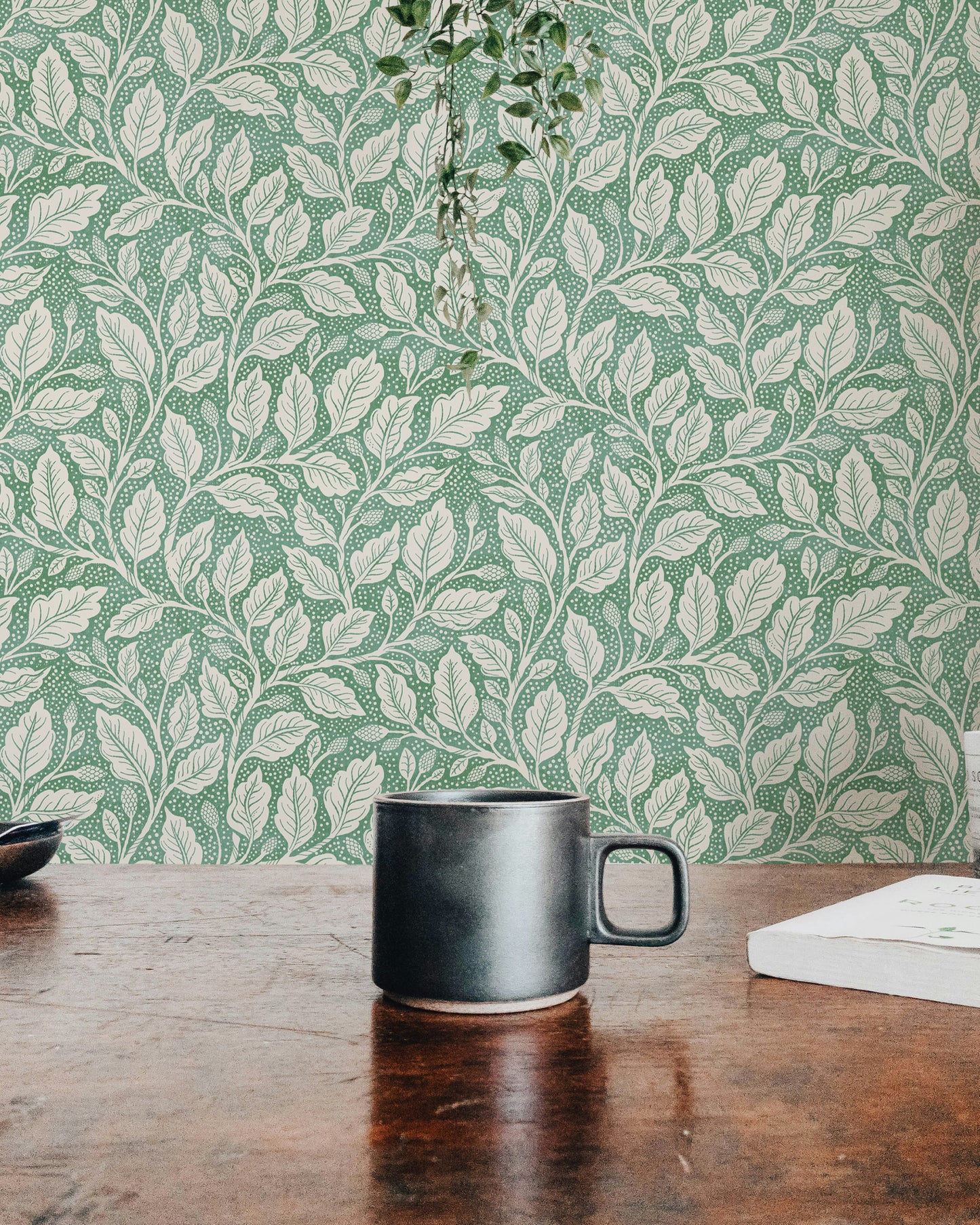 Green Budding Branches Wallpaper⁠