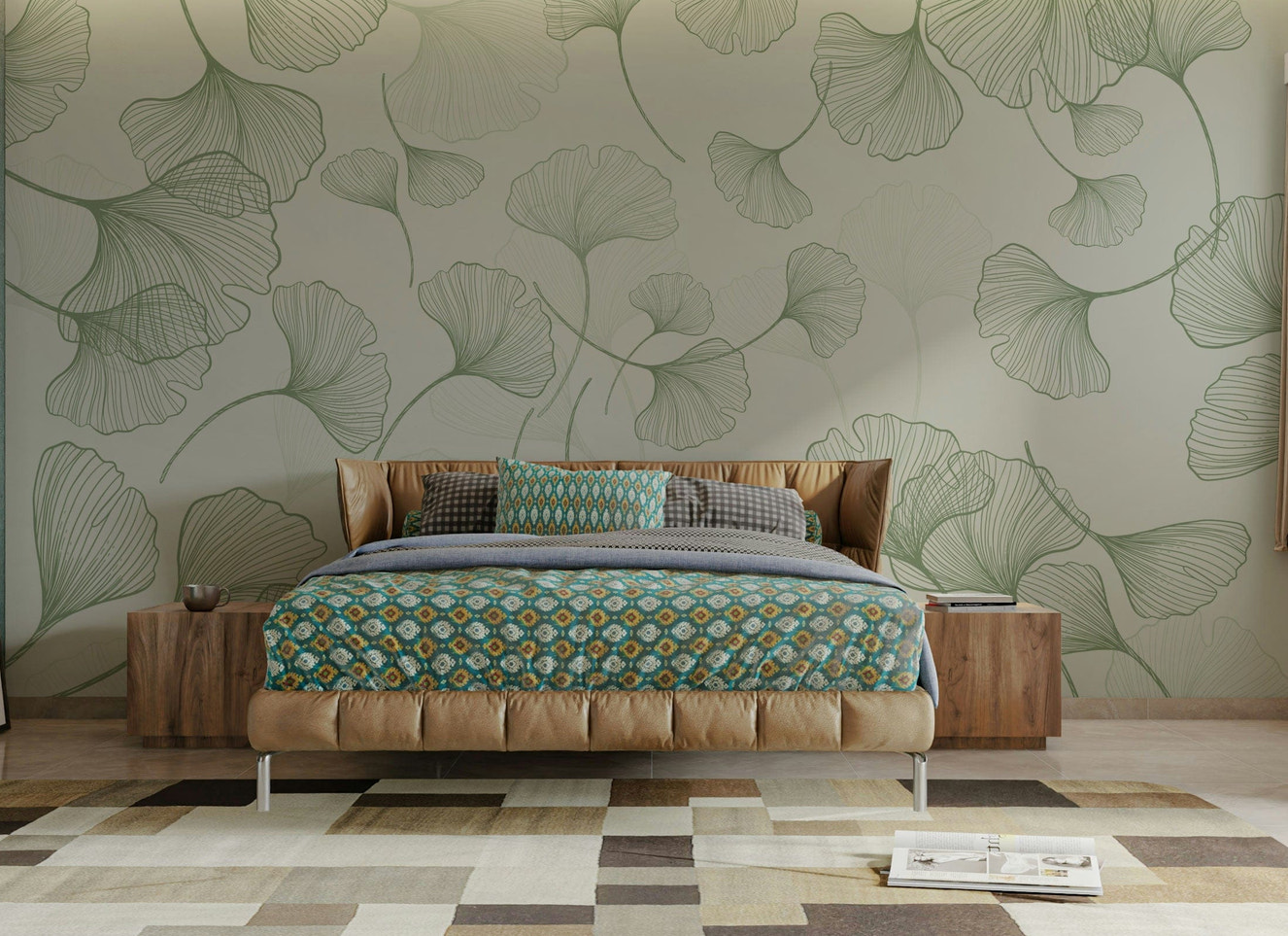 The design feels graceful and peaceful.

