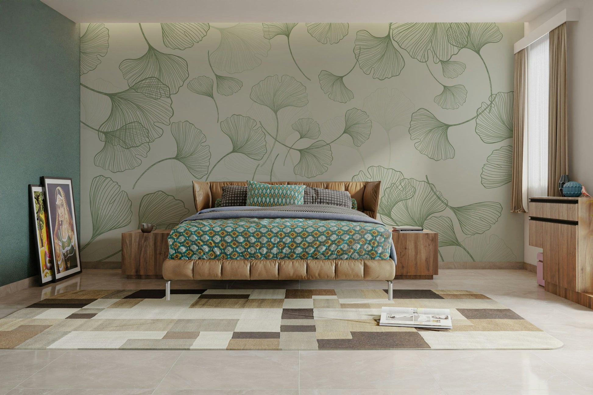 The design feels graceful and peaceful.

