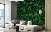 Tropical greenery wallpaper for fresh decor
