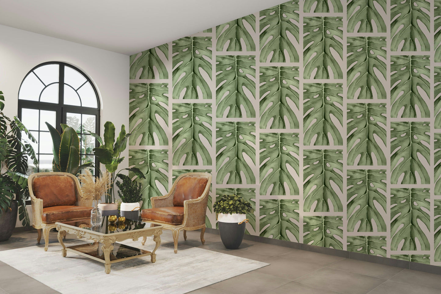 The composition is a harmonious, structured pattern.

