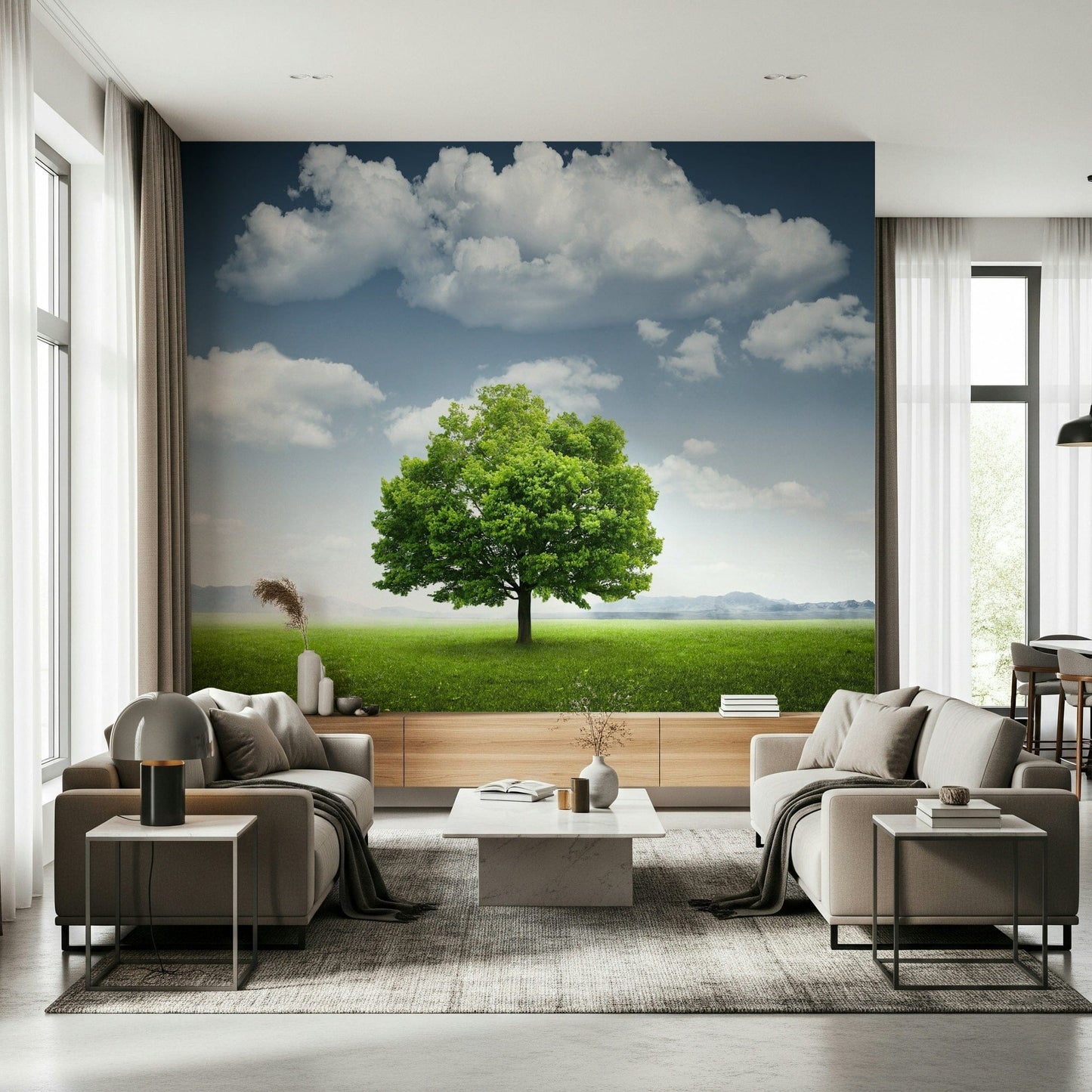 Fields of Green Wall Mural -2213762