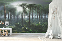Tropical Foggy Jungle Design
