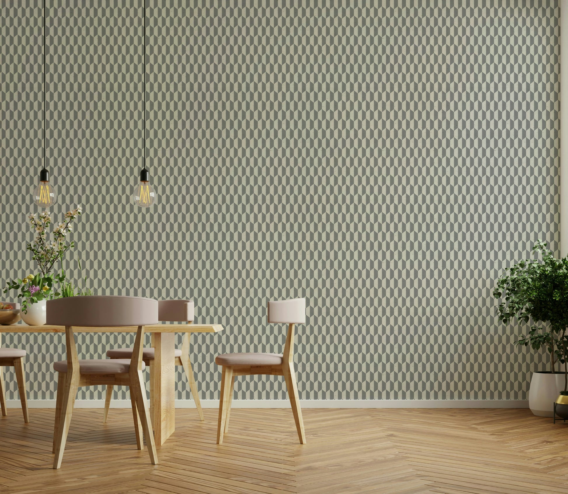 Abstract grey wallpaper with depth effect

