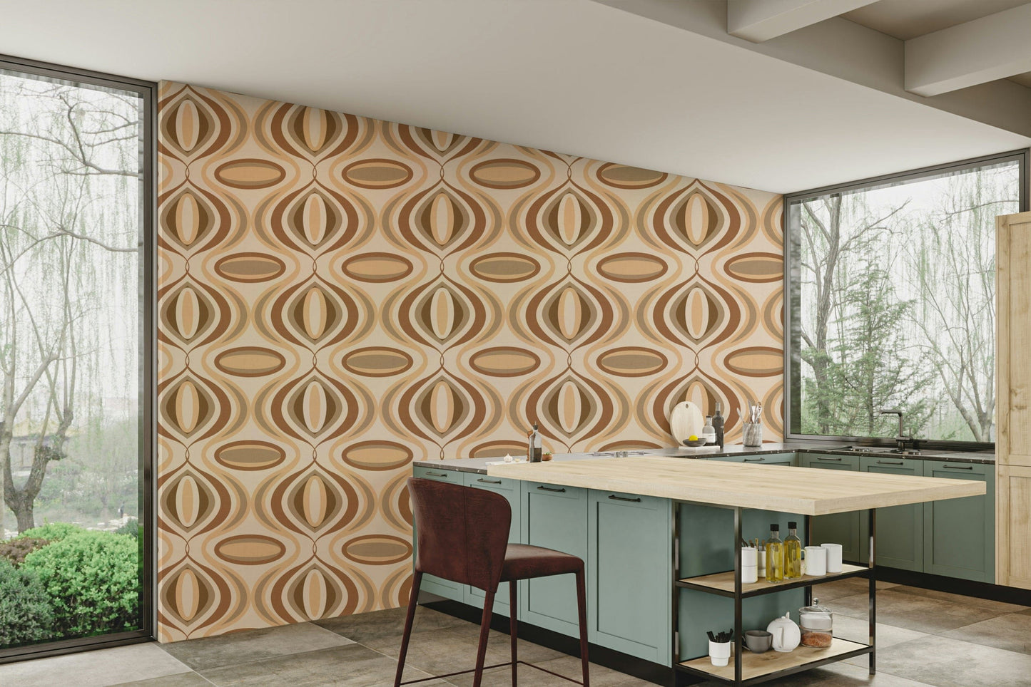 This piece is ideal for a modern home or a retro-themed space.
