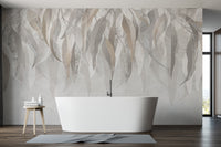 Bold and elegant grunge gleam mural concept