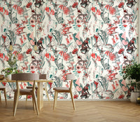 Hakuna Wallpaper styled in a modern boho room

