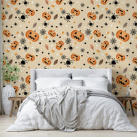 Custom size Halloween fun wallpaper.

