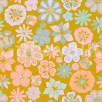Wallpaper with a fun and cheerful design.

