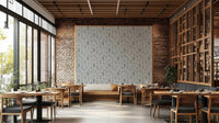 Creative bar wallpaper with hand-drawn drink illustrations

