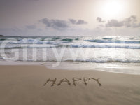 Happy Beach Vibes Wall Mural