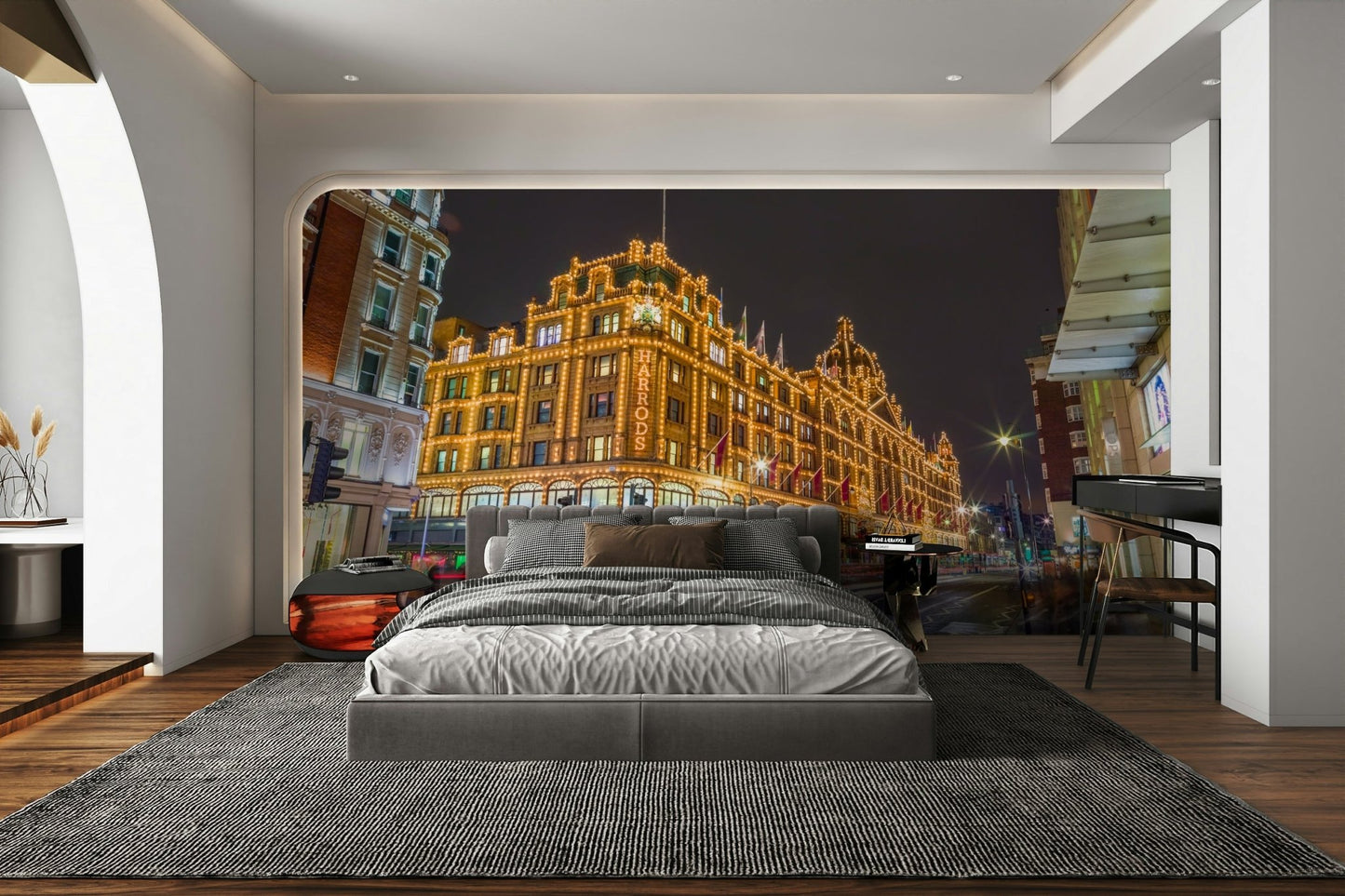 Ideal for a living room, office, or entertainment area.

