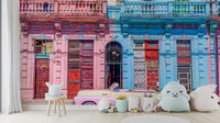 A high-quality print of a classic city scene.

