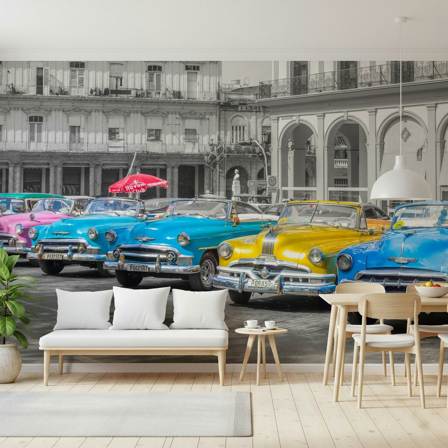 Old-school Rides Wall Mural