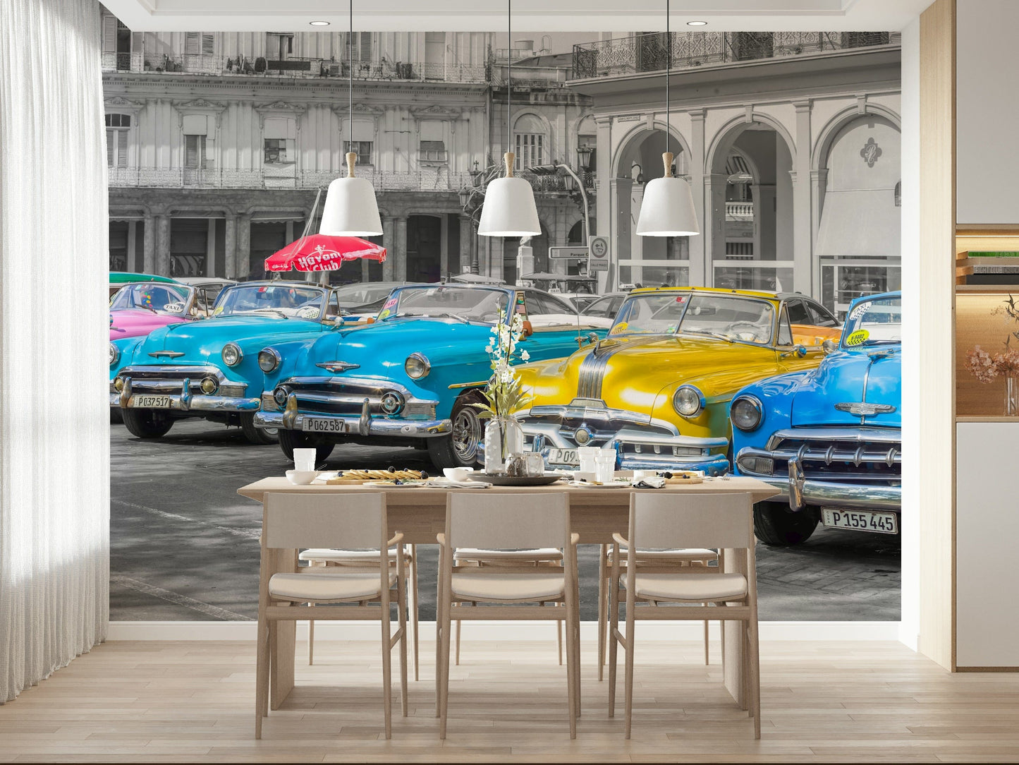 Old-school Rides Wall Mural