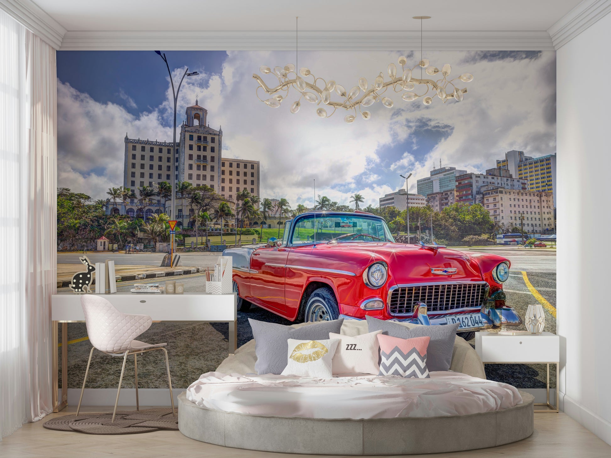 A high-quality print of a classic city scene.

