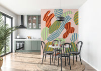 A classic abstract design wallpaper for walls.