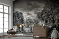 Elegant Amsterdam Herengracht skyline wall mural for walls

