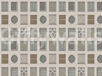 Decorative tile arrangement Heritage Pattern Gallery wall mural pattern