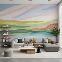 Hills and Hues Wall Mural
