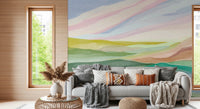 Hills and Hues Wall Mural