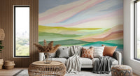 Hills and Hues Wall Mural